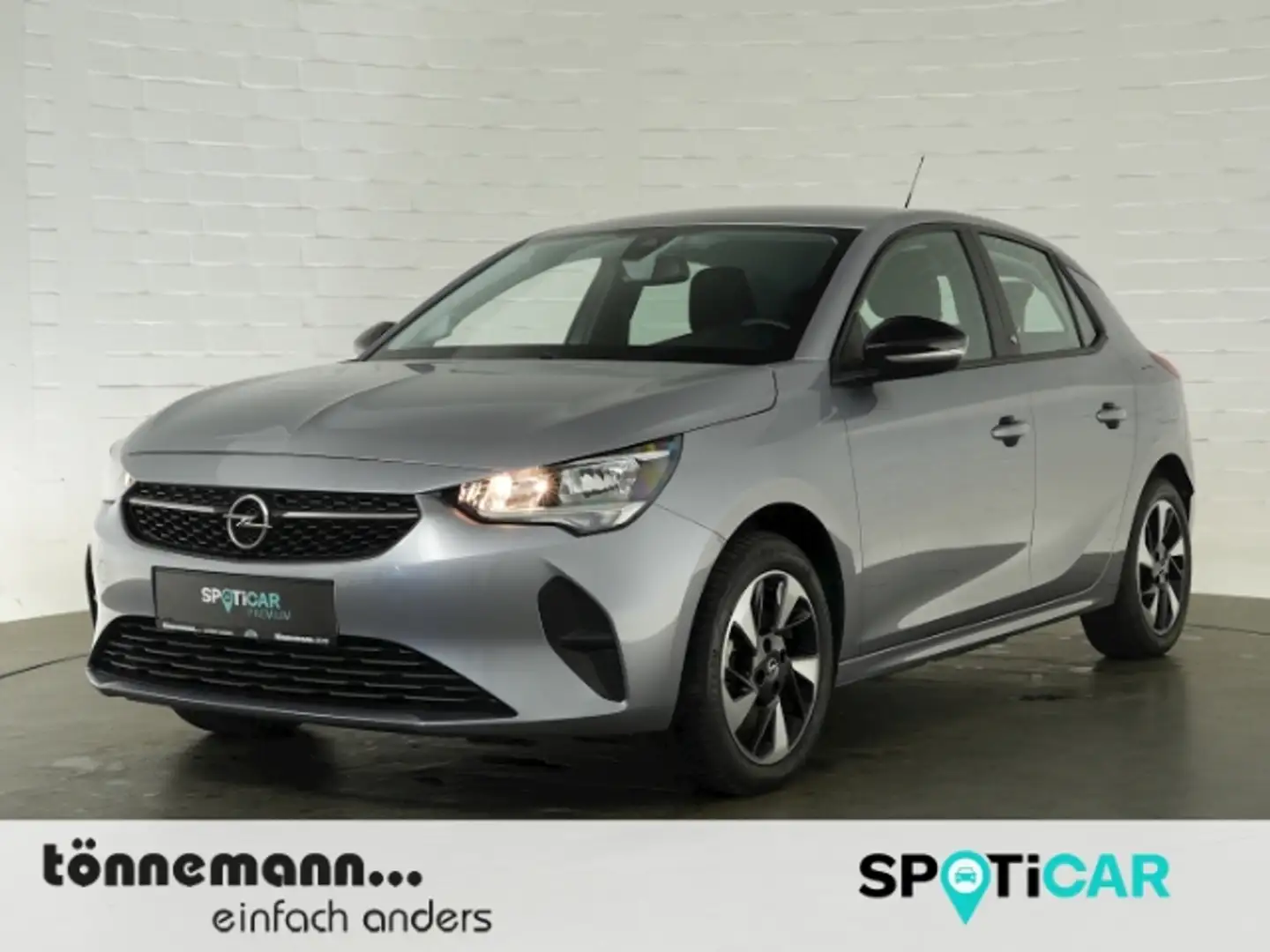 Opel Corsa-e F EDITION 50kWh AT+RÜCKFAHRKAMERA+LED LICHT+SITZ-/ Silber - 1