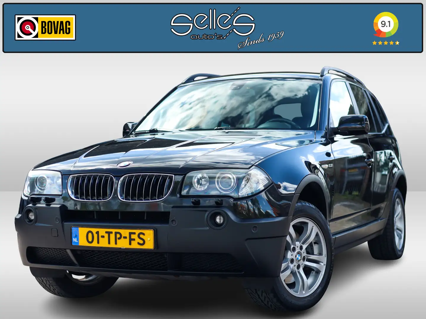 BMW X3 2.5i High Executive Trekhaak | navigatie | Memory Negru - 1