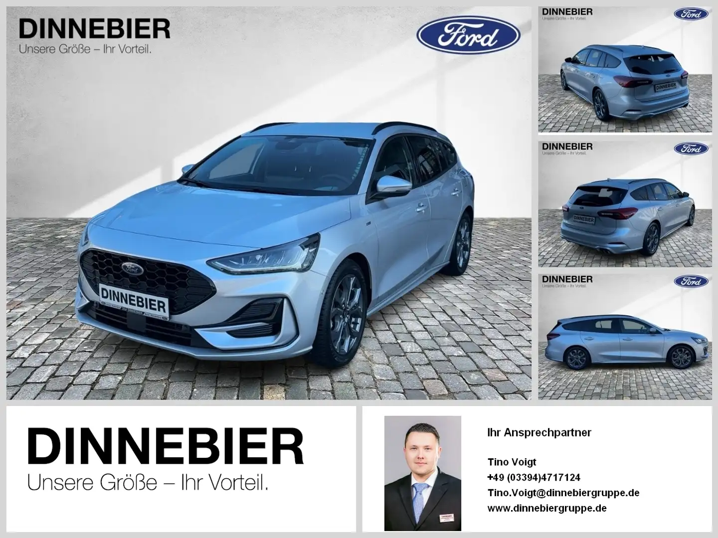 Ford Focus ST-Line X LED+AHK+Kamera+Winterpaket Argent - 1
