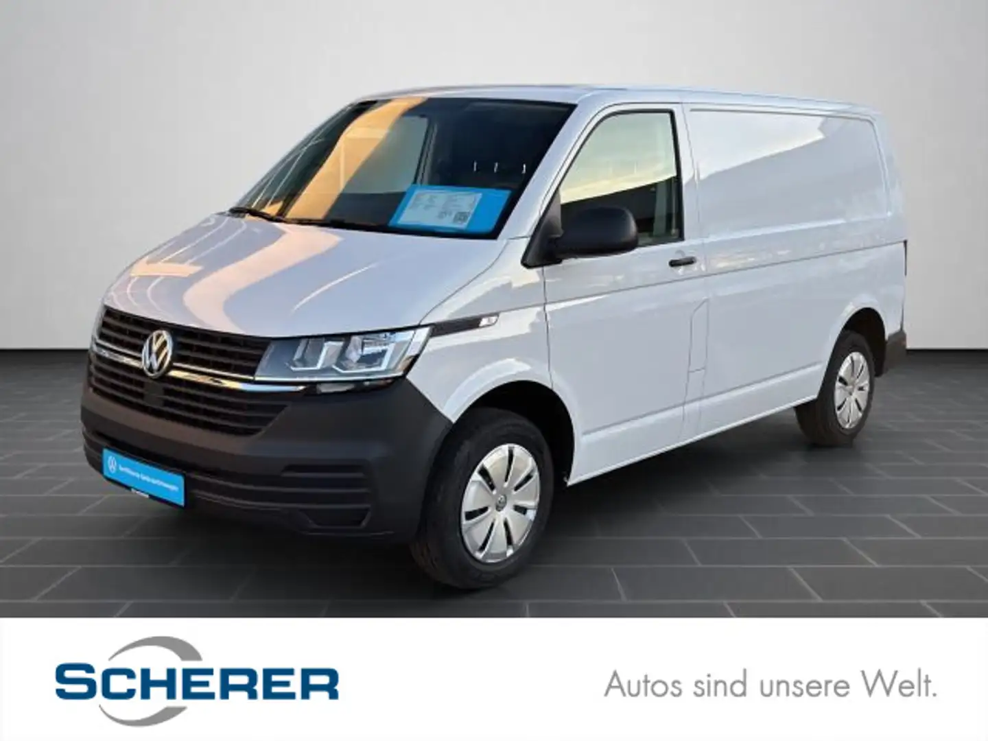 Volkswagen T6.1 Transporter T6.1 Kasten KR 2.0 TDI 150PS KLIMA PDC hi. Weiß - 1