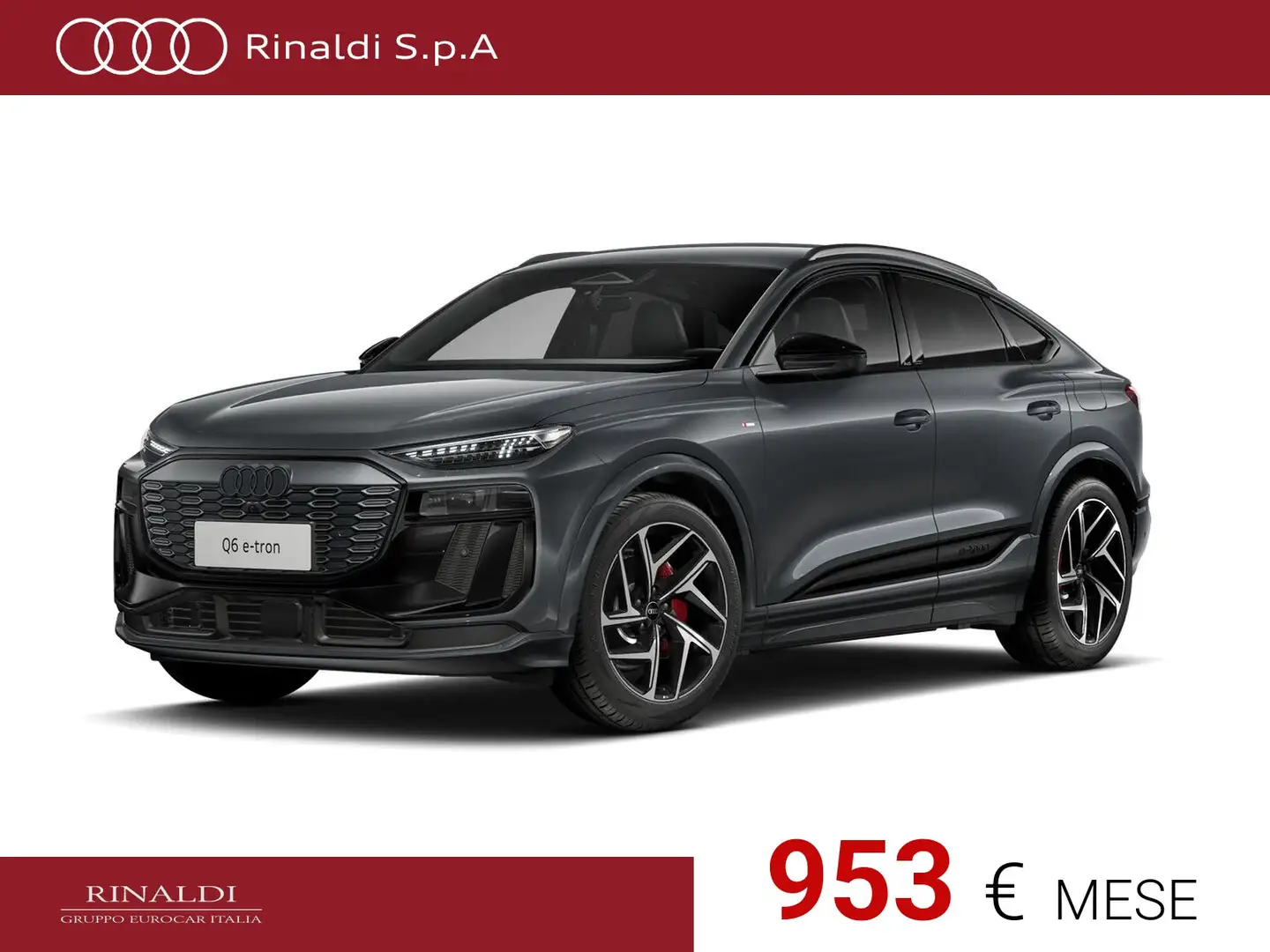 Audi Q6 sportback e-tron s line edition quattro 387cv Grigio - 1