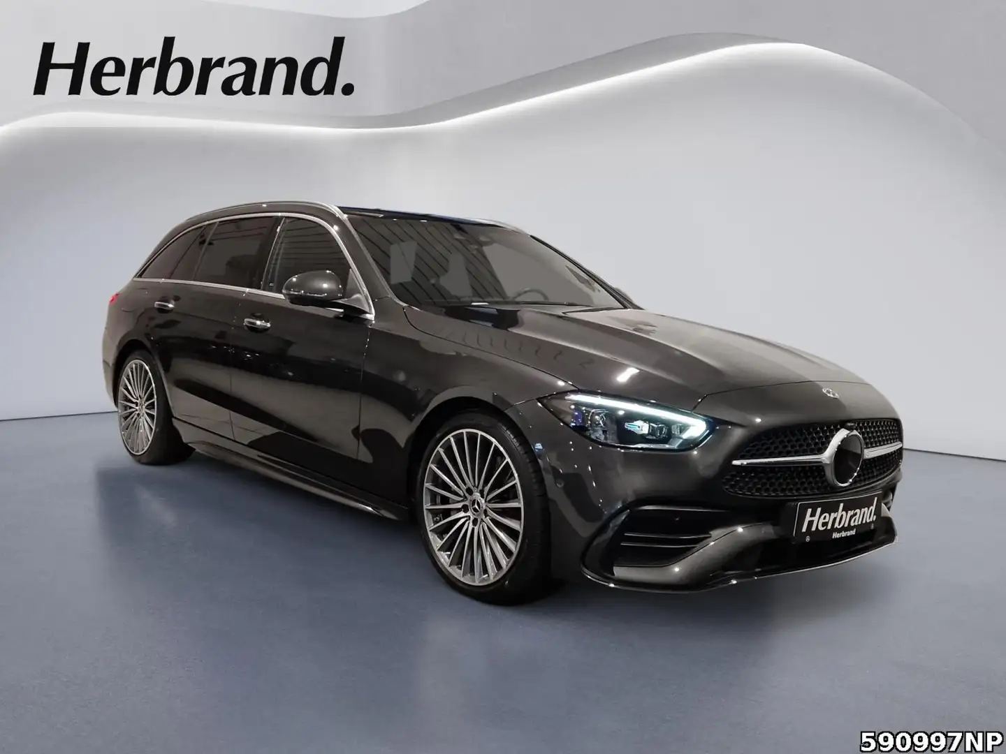 Mercedes-Benz C 300 d T AMG Distronic AHK Memory DIGITAL LIGHT Gris - 2