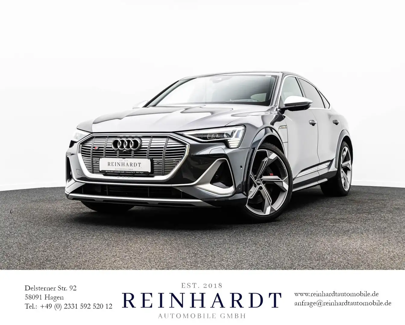 Audi e-tron SPORTBACK S ACC/HuD/PANO/S-SITZE/B&O/360° Gris - 1