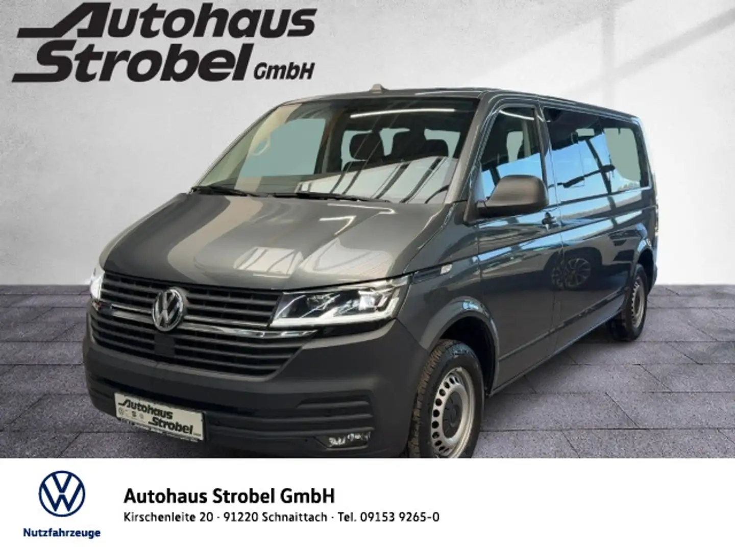 Volkswagen T6.1 Kombi 2.0 TDI 4M 9-Sitze ACC Navi LED Parkp Grau - 1