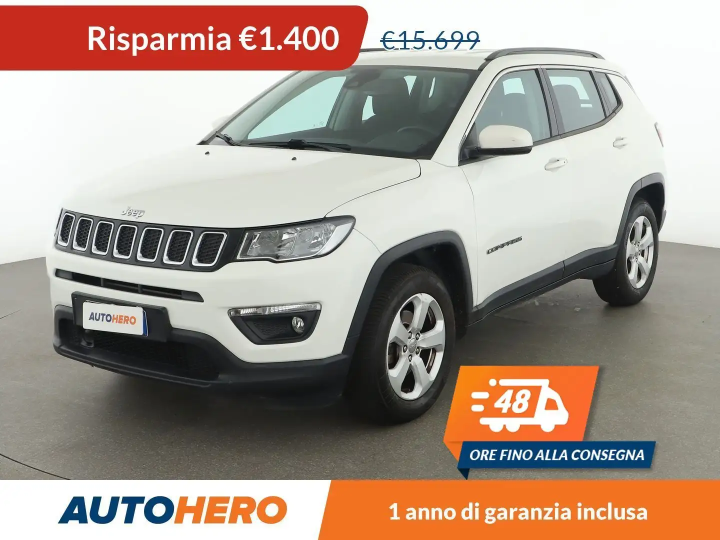 Jeep Compass 1.4 M-Air Longitude FWD Bianco - 1