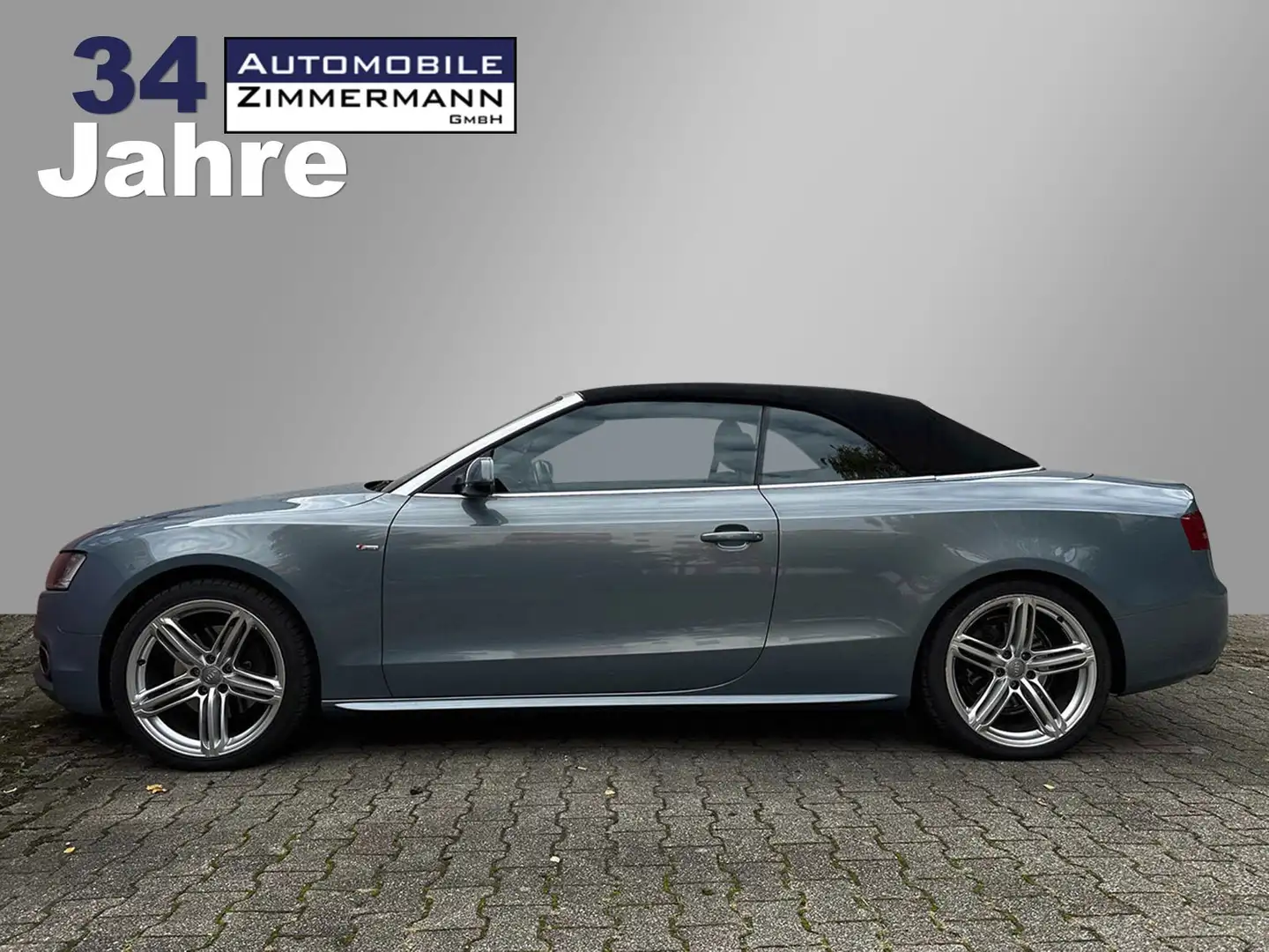Audi A5 3.0 TDI quattro Cabriolet 3x S Line, B&O, LED Blu/Azzurro - 2