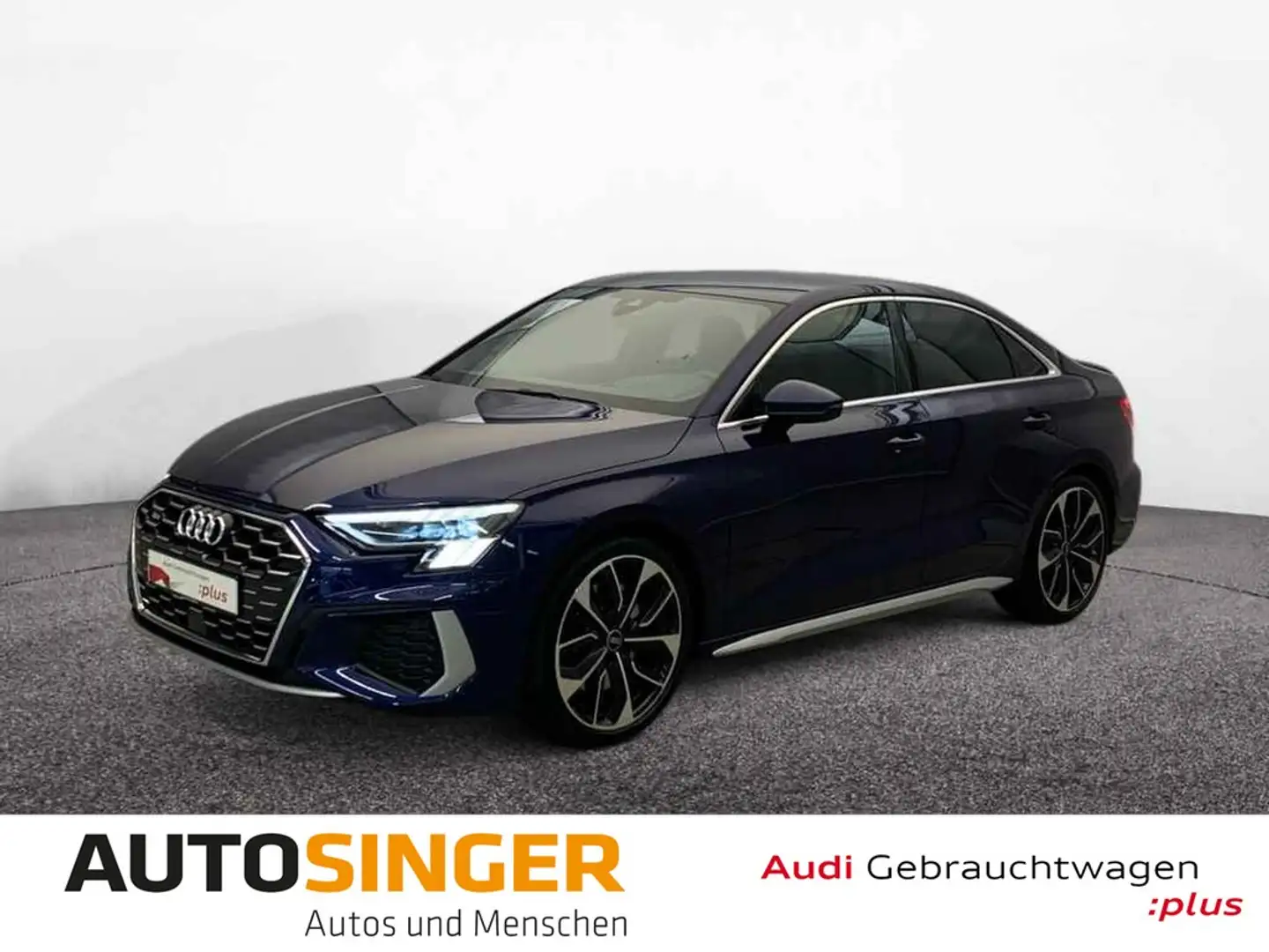 Audi S3 Limousine qua *MATRIX*ACC*NAVI*R-CAM*HUD*SHZ* Blau - 1