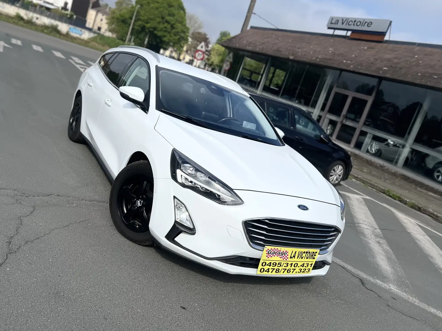 Ford Focus 2.0 EcoBlue Sport-Line Business Blanc - 1