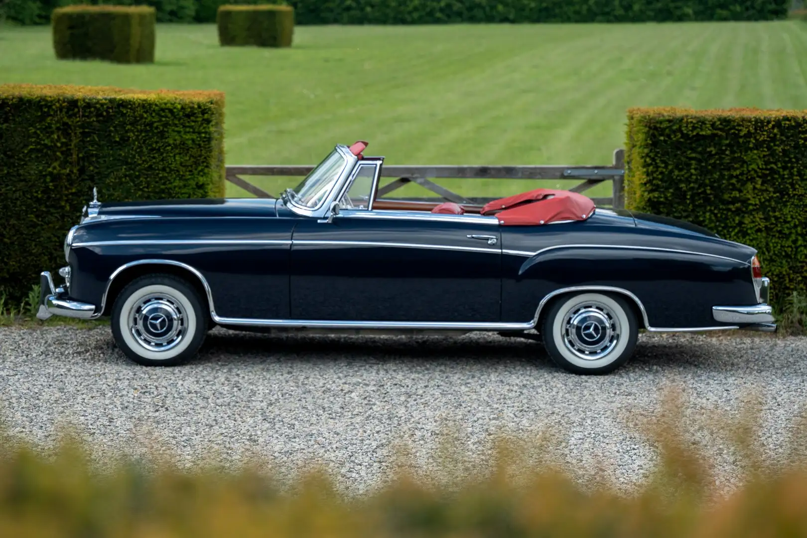 Mercedes-Benz 220 S Ponton Cabriolet Blauw - 2