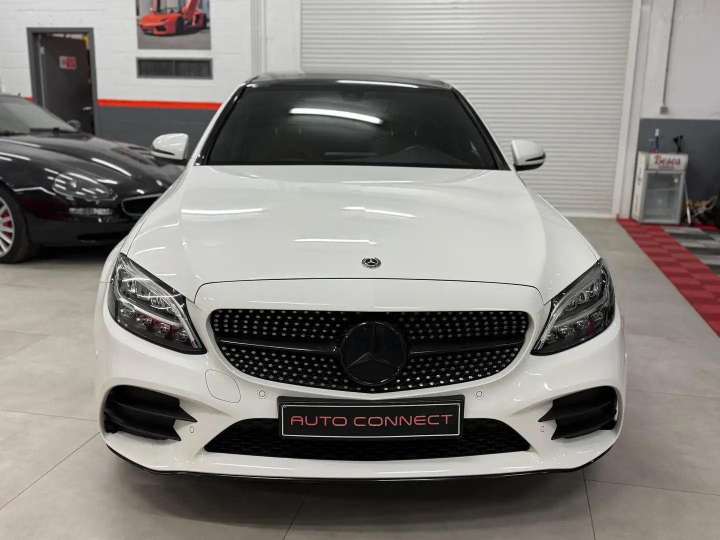 Mercedes-Benz C 200 *PACK AMG*TOIT PANO*NAVI*CAMERA*LOOK-63S*LED* Blanc - 2