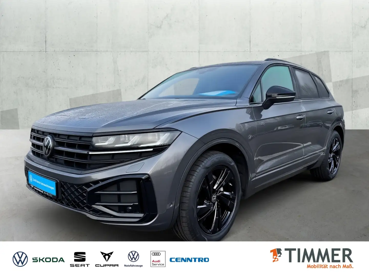 Volkswagen Touareg 3.0 V6 TDI R-LINE 4MOTION *BLACK-STYLE*AHK*LUFT*H Grau - 1
