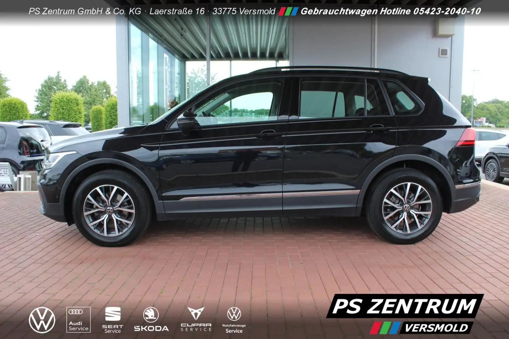 Volkswagen Tiguan 2.0 TDI DSG Life STANDh. AHK CAM LED NAVI Schwarz - 2
