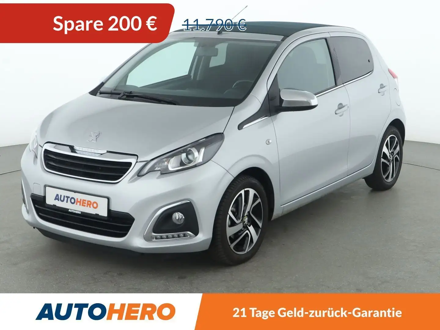 Peugeot 108 1.0 VTi TOP Collection*LIM*SHZ*ALU*KLIMA* Grau - 1