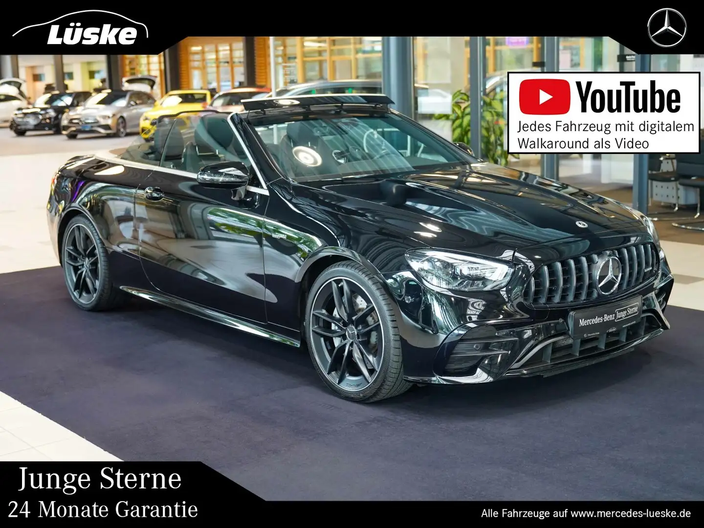 Mercedes-Benz E 53 AMG E 53 AMG 4M+ Cabrio Night Burmester DAB MULTIBEA Czarny - 1
