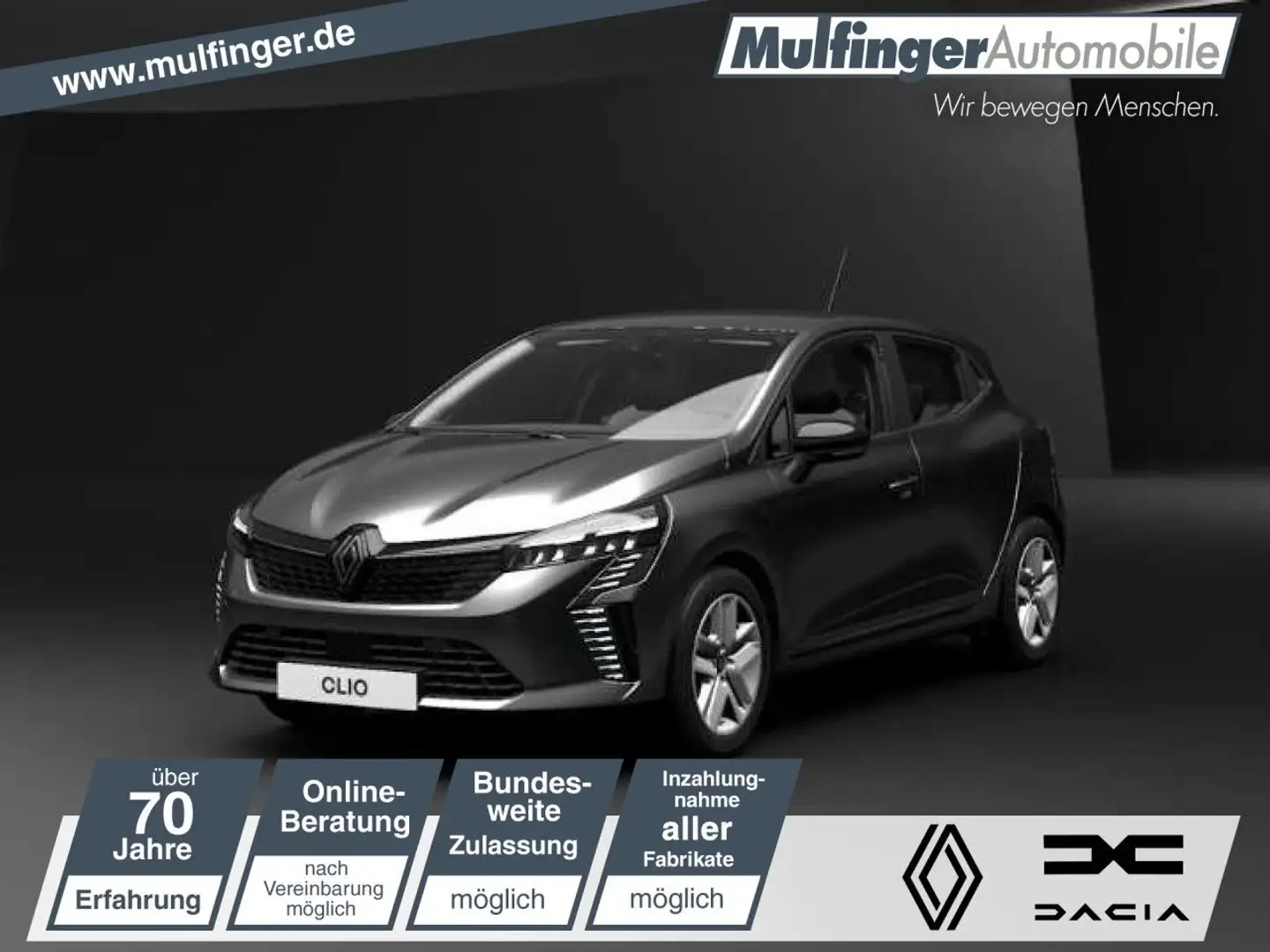 Renault Clio Evolution Full Hybrid E-Tech 145 Bluetooth Gris - 1