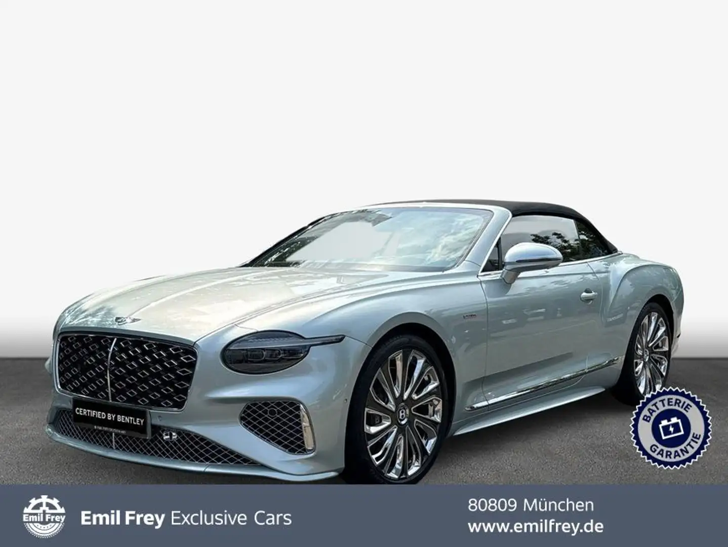 Bentley Continental GTC New Continental GTC Mulliner V8 Hybrid Zilver - 1