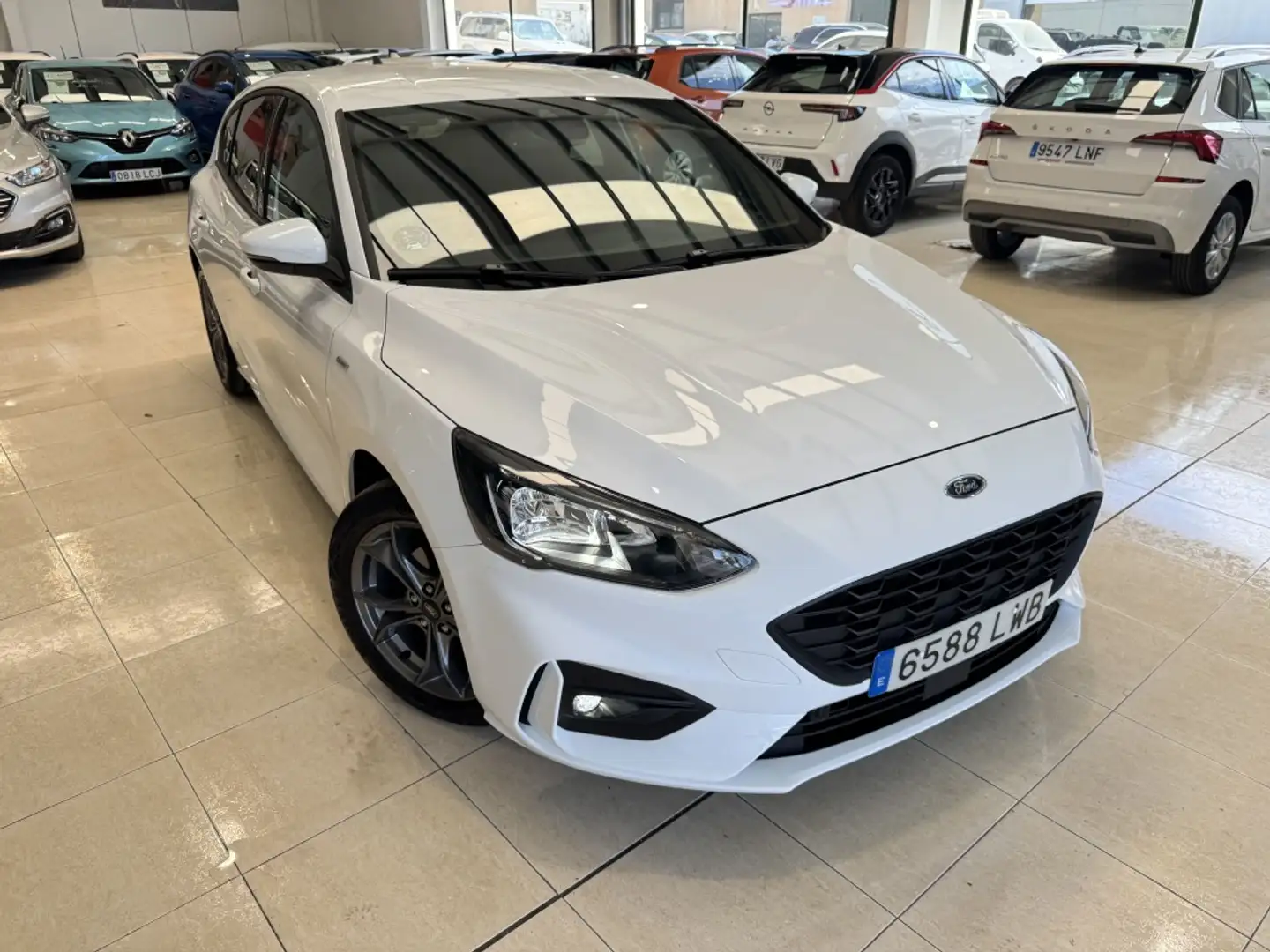 Ford Focus 1.0 Ecoboost MHEV ST Line 125 Blanc - 2