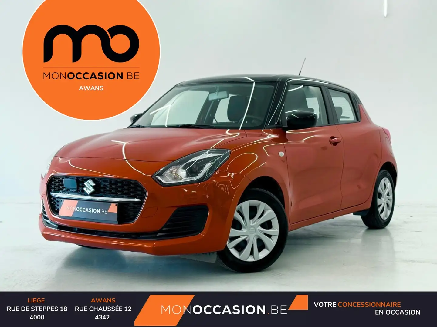Suzuki Swift 1.2i Bi-Ton Clim Volant Multifonction LED Orange - 1