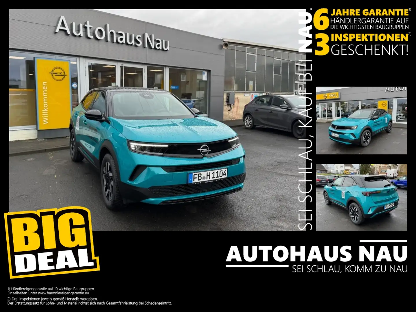Opel Mokka 1.2 Turbo FLA LM KAM LED W-Paket Grün - 1