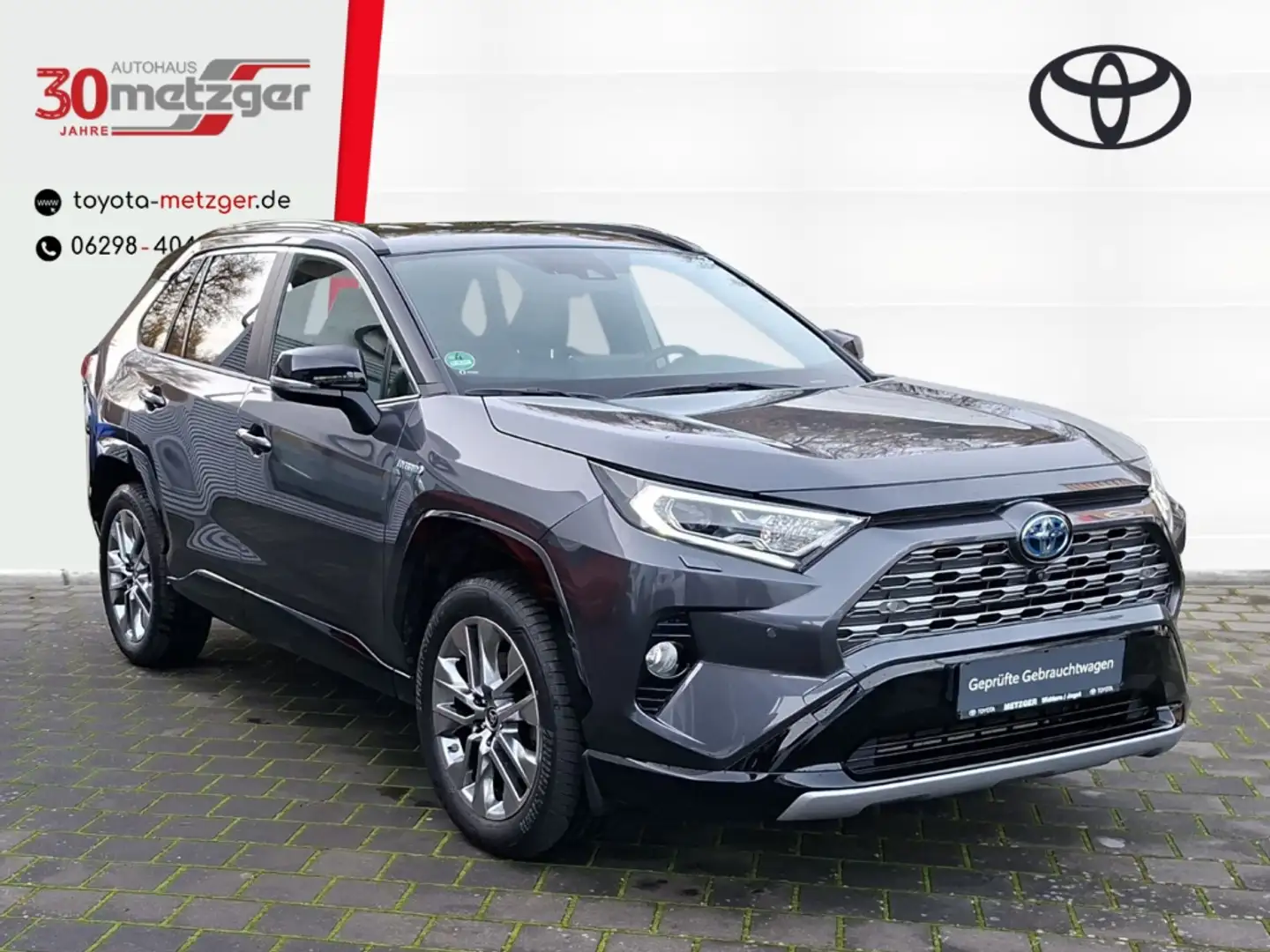 Toyota RAV 4 2.5 Hybrid 4x4 Style Selection + Navi +Leder +Soun Grau - 1