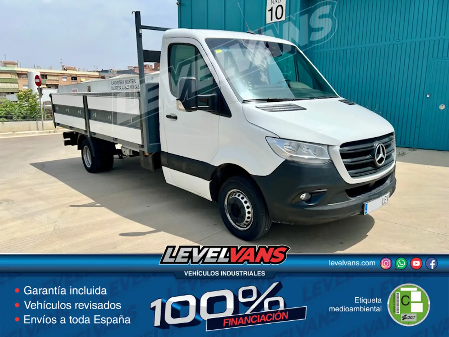 Mercedes-Benz Sprinter Furgón 311CDI Largo T.E. tT Blanco - 1