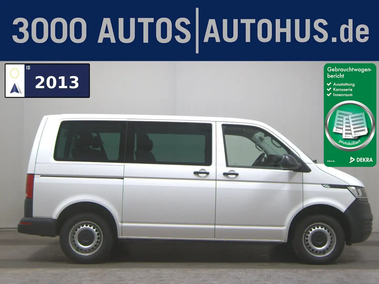 Volkswagen T6.1 Kombi 2.0 TDI 9-Sitze Klima PDC Blanc - 1