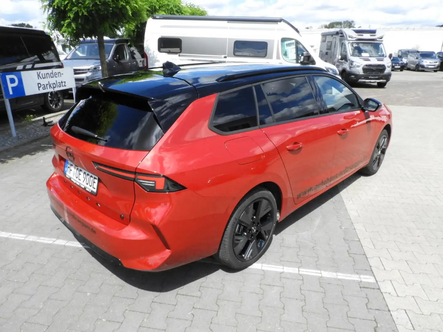 Opel Astra Electric GS Schiebedach Rückfahrkamera Navi Rot - 2