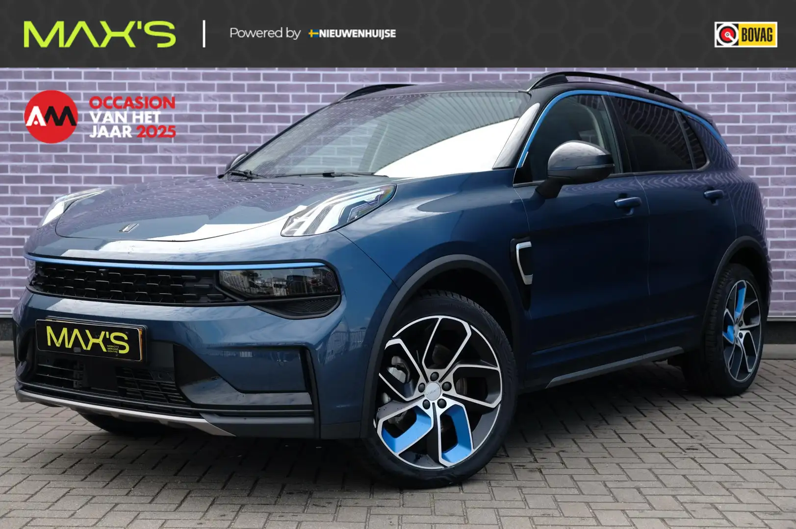 Lynk & Co 01 PHEV ||| Luxe Elegante SUV | Elektrisch schuif/kan Blauw - 1