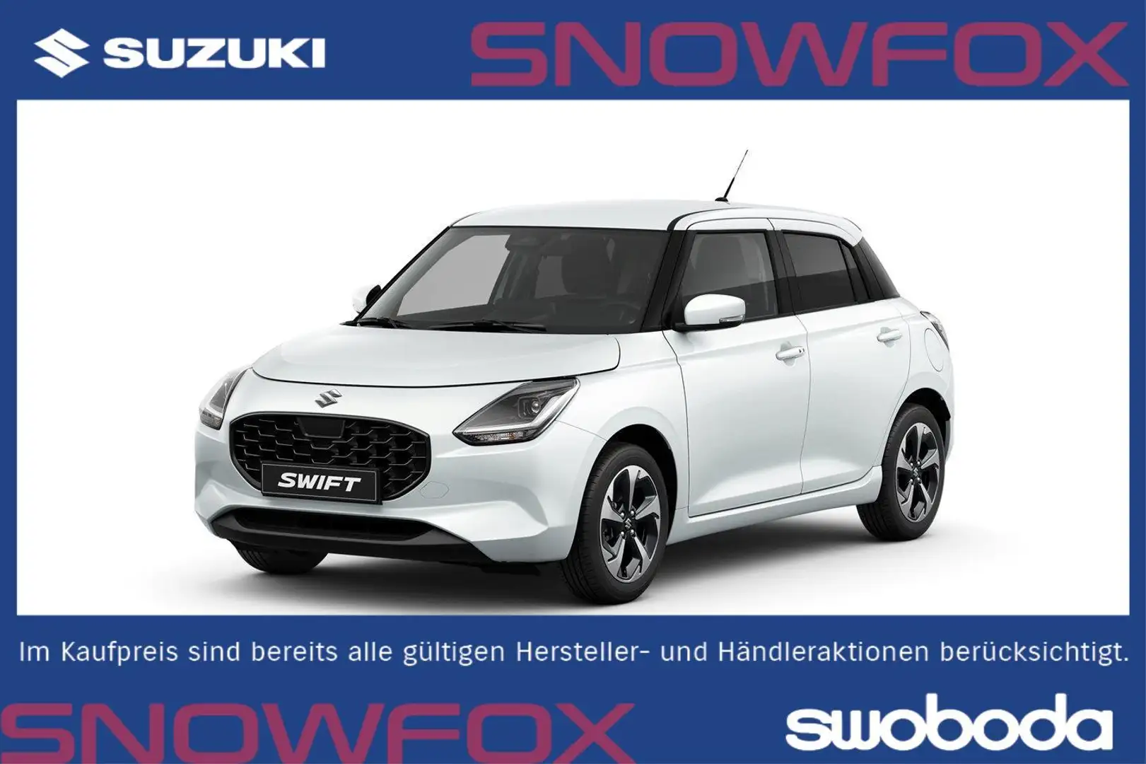 Suzuki Swift 1,2 Hybrid Allgrip shine Weiß - 1