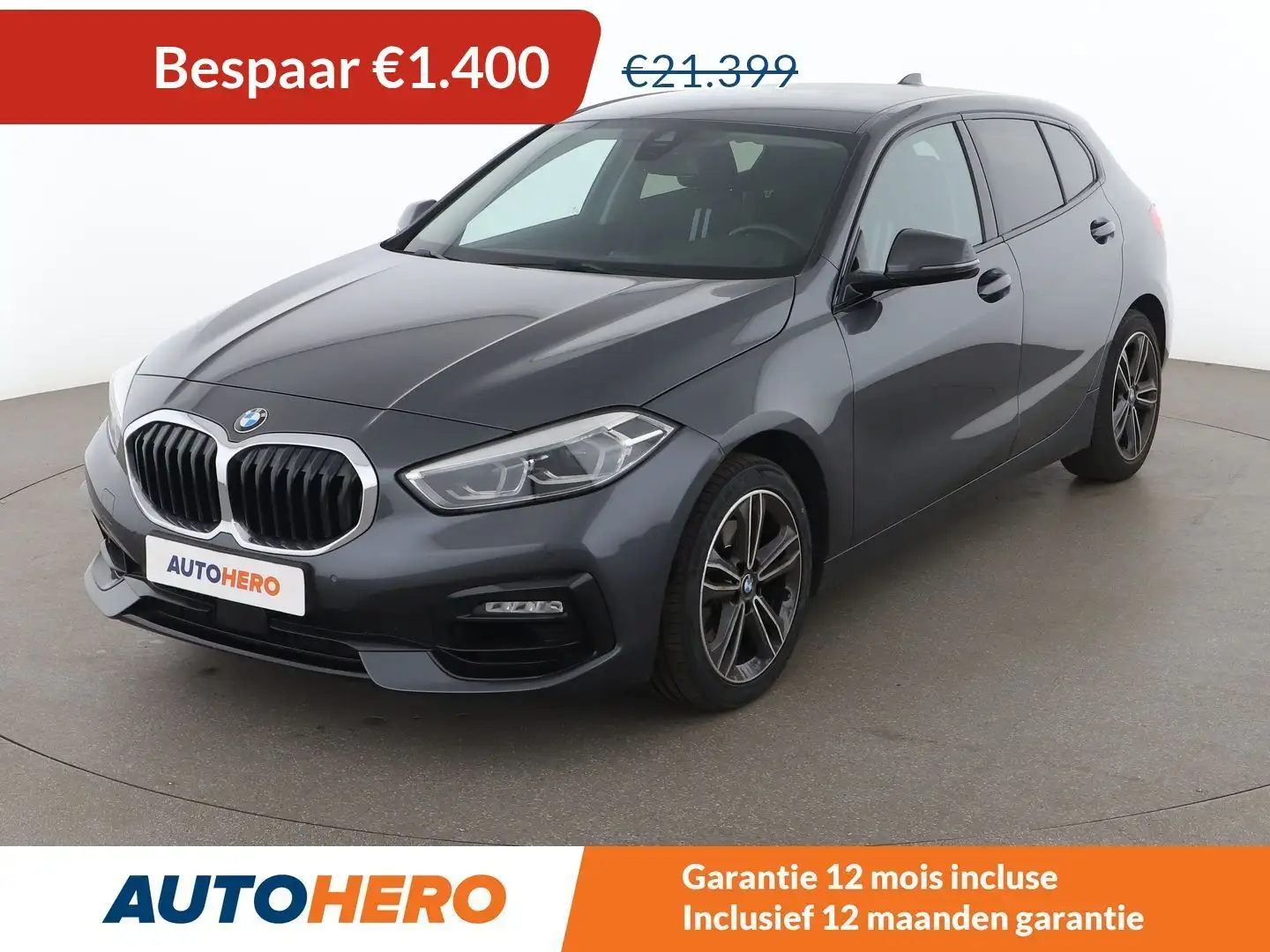 BMW 118 118i Sport Line Gris - 1