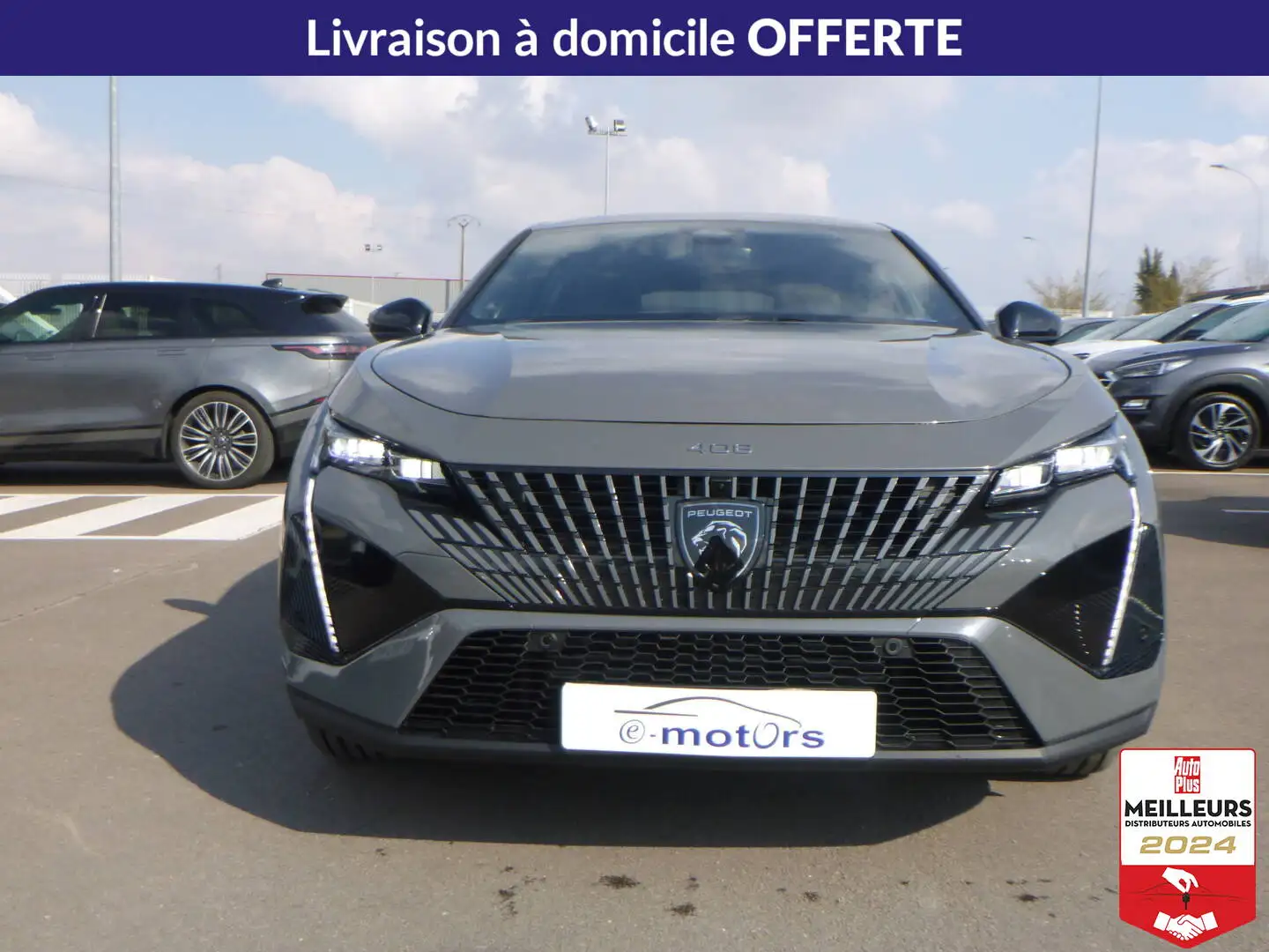 Peugeot 408 PureTech 130 S\u0026S EAT8 GT +Caméra 360 Gris - 2
