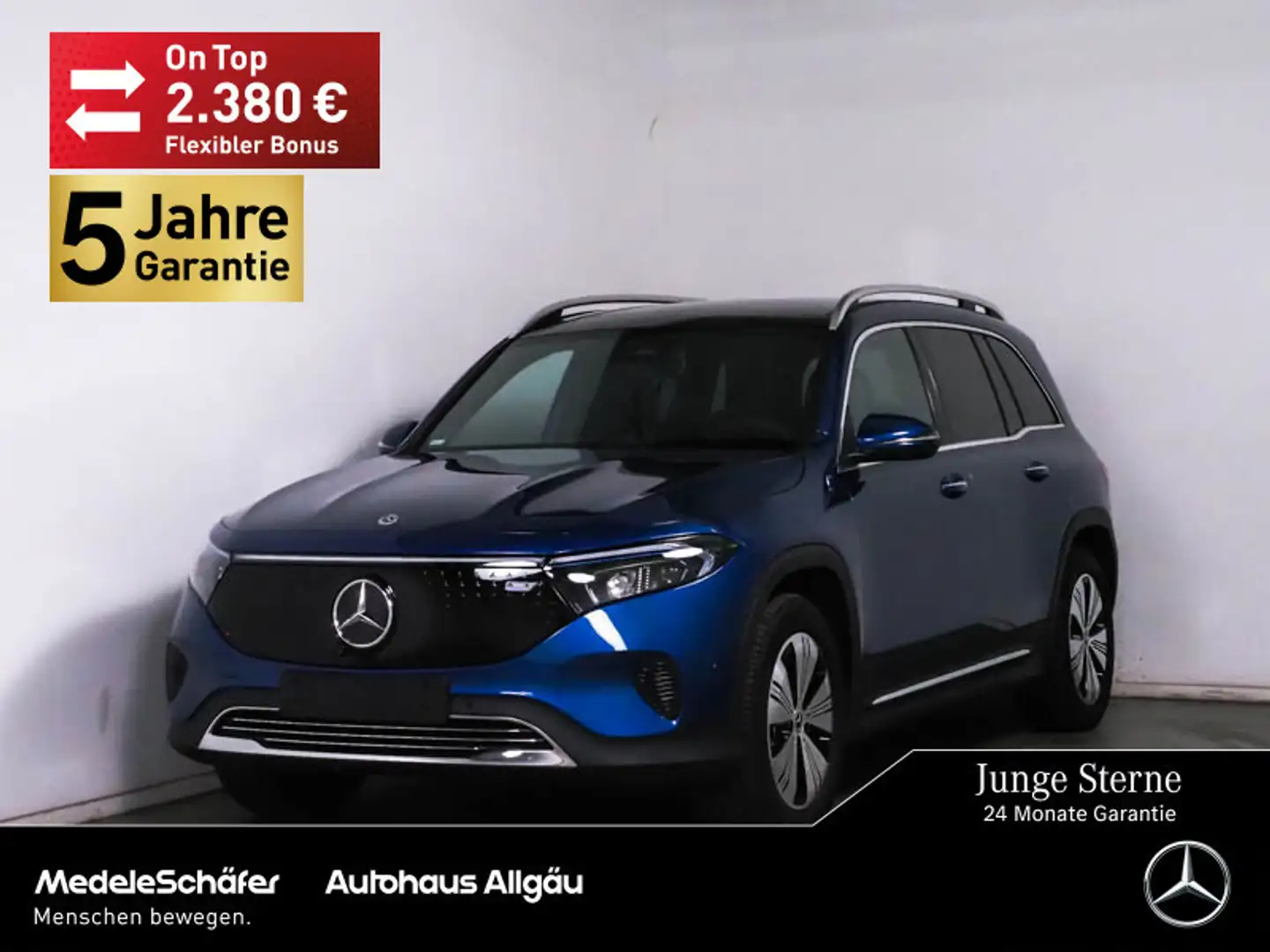 Mercedes-Benz EQB 300 EQB 300 4M Progressive AHK Pano Vorr.-Distronic Blau - 1