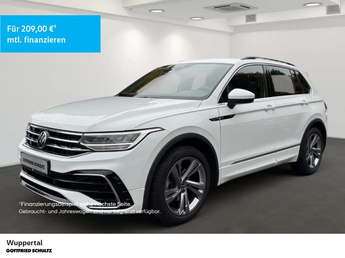 Volkswagen Tiguan 1.5 TSI R-Line DSG NAVI AHK KAM ACC LED SHZ PDC LM Weiß - 1