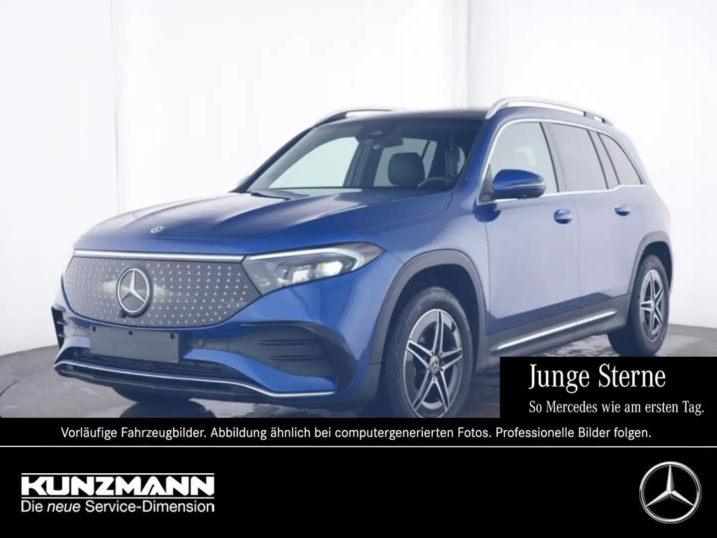 Mercedes-Benz EQB 350 4M AMG MBUXNavi-Prem. Panorama AHK 360° Niebieski - 1