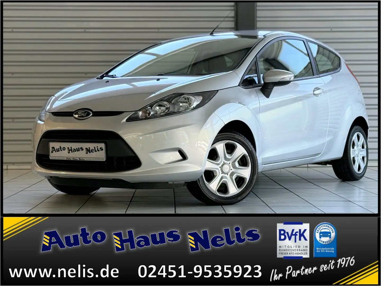 Ford Fiesta 1.25 Trend Klima RadioCD AUX USB el.FHvo. Silber - 1