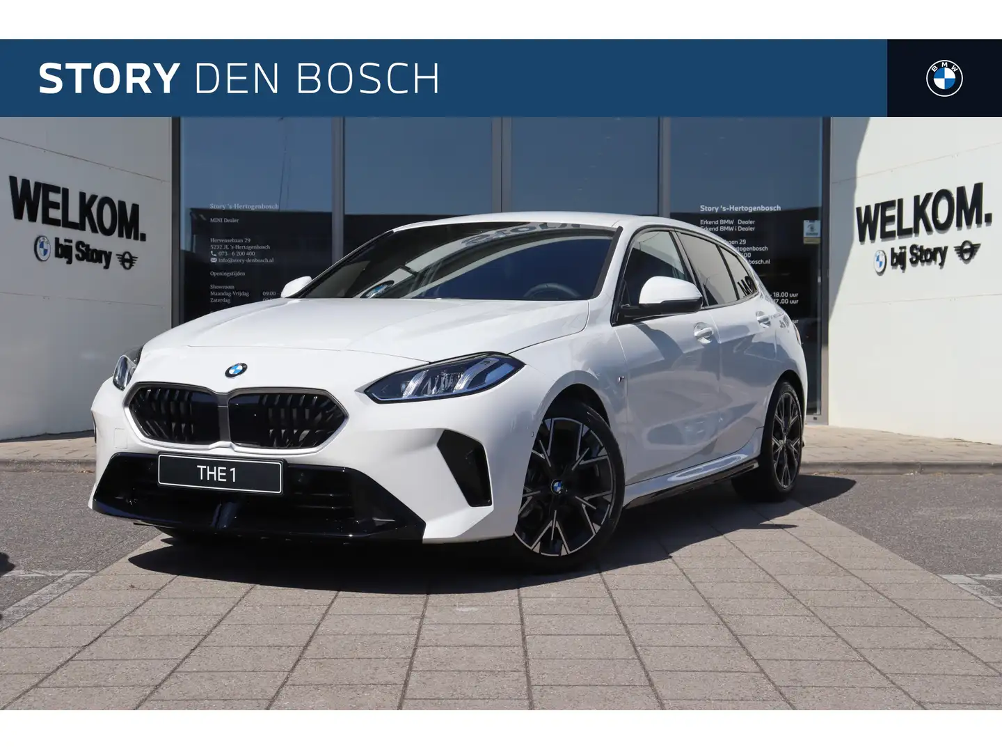 BMW 120 1 Serie M Sport Automaat / Sportstoelen / M Adapti Wit - 1