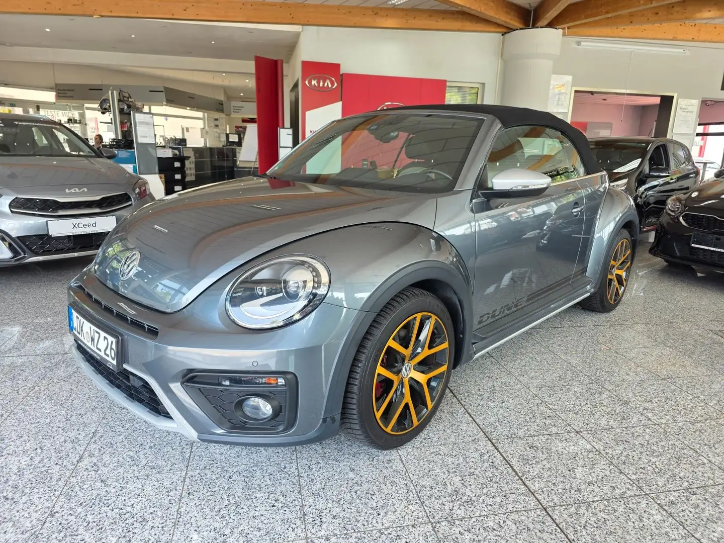 Volkswagen Beetle Cabriolet Dune BMT Allwetter Navi Kamera Gris - 1