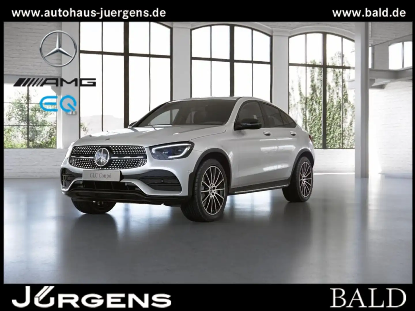 Mercedes-Benz GLC 300 4M Coupé AMG-Sport/SHD/Night/Stdhz/Totw Weiß - 1