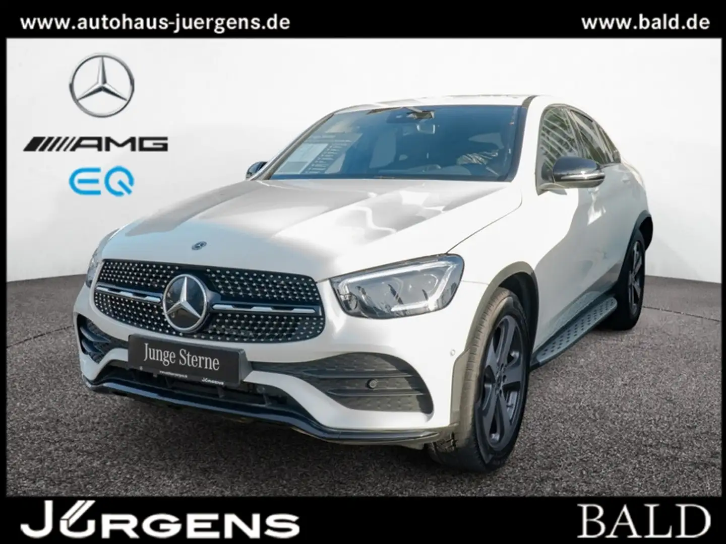 Mercedes-Benz GLC 300 4M Coupé AMG-Sport/SHD/Night/Stdhz/Totw Weiß - 1