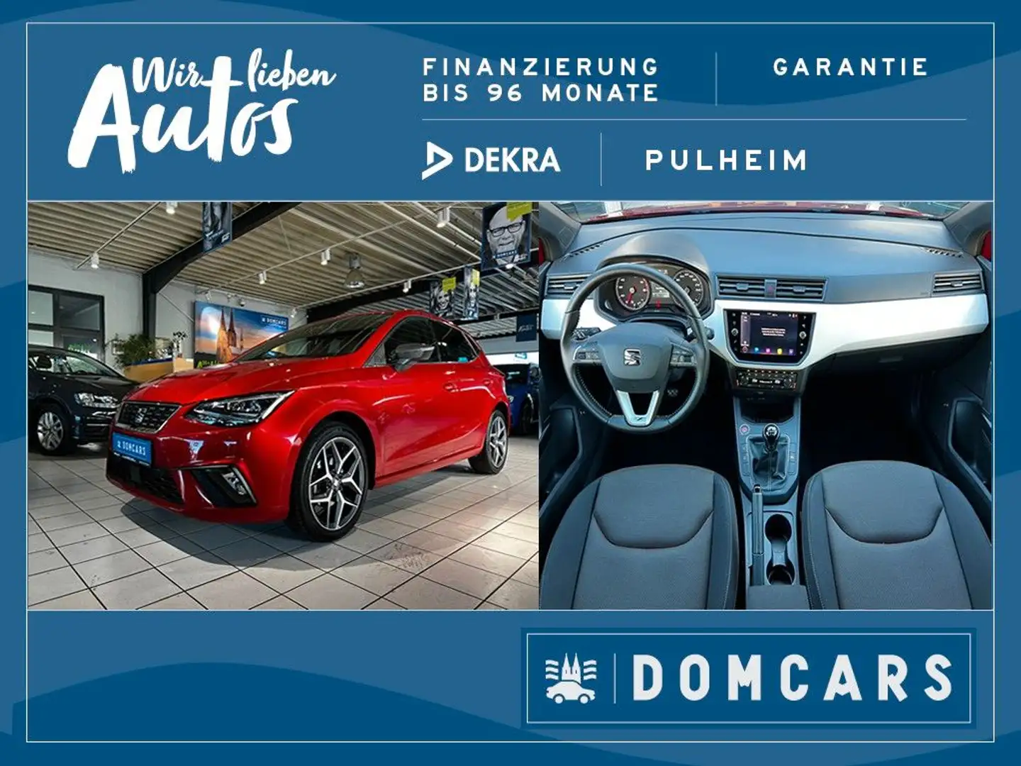 SEAT Ibiza Xcellence*NAVI+GARANTIE+ALU+KMERA+PDC+LED* Rood - 1