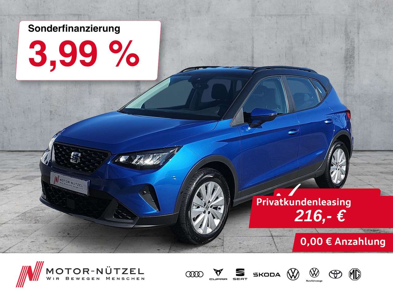 Seat Arona 2025 — 1.0 TSI STYLE EDITION LED+NAVI+RFK+ACC+SHZ