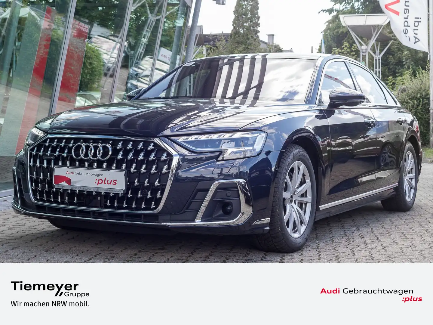 Audi A8 50 TDI Q PANO HuD ST.HEIZ BuO KAMERAS Bleu - 1