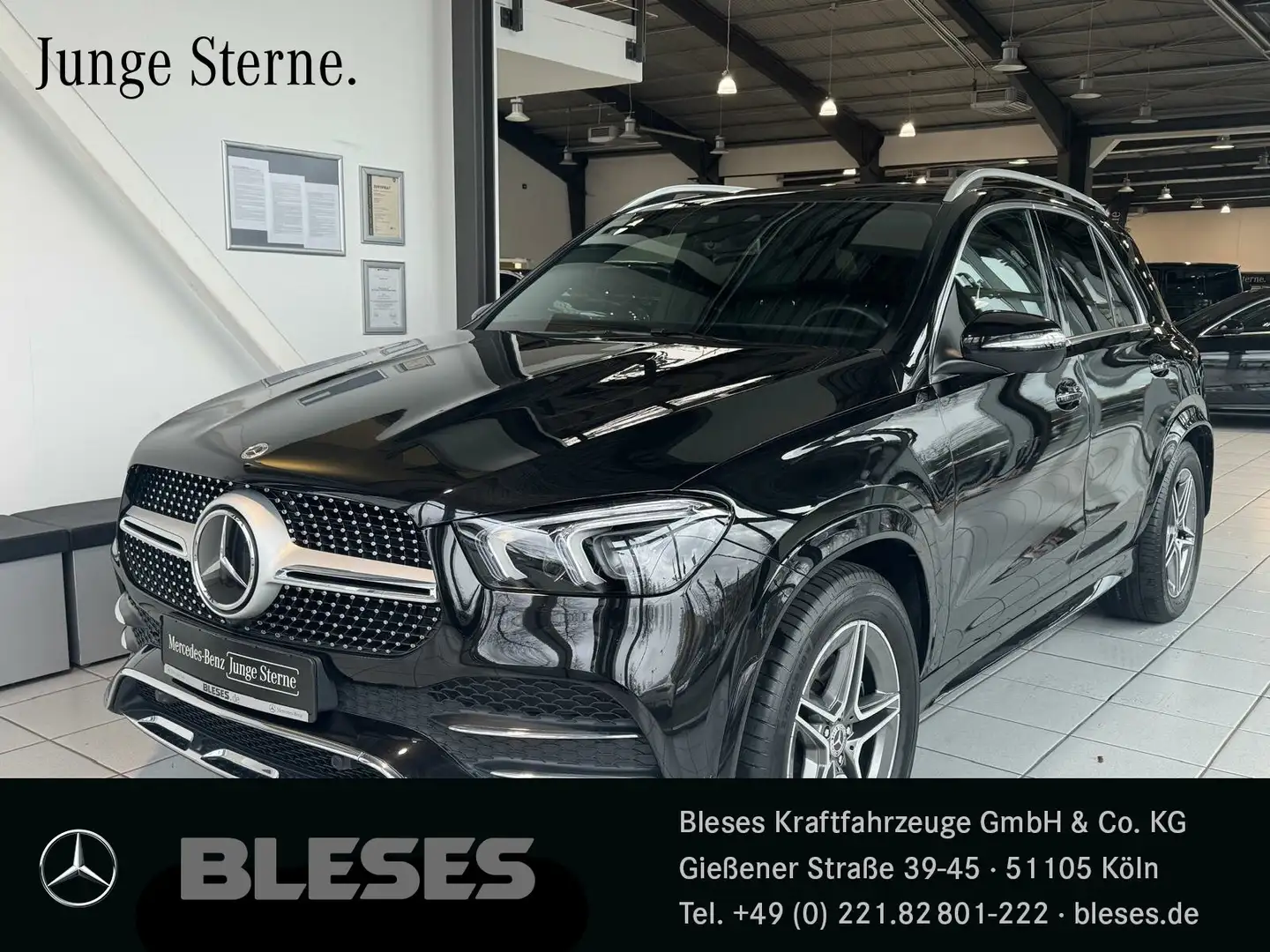Mercedes-Benz GLE 350 GLE 350 de 4M AMG Pano+AHK+360+Airmatic+Distronic+Sound Schwarz - 1