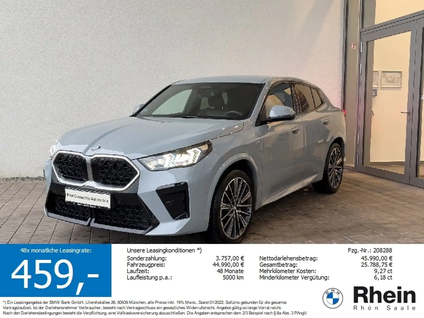 BMW X2 sDrive20i M Sportpaket HUD.AHK.H/K.LED.Park+. Grau - 1