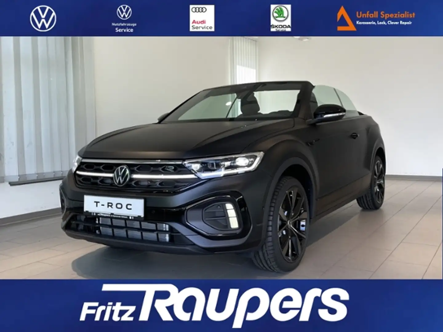 Volkswagen T-Roc Cabriolet R-Line Edition Black 1.5 l TSI OPF DSG Schwarz - 1