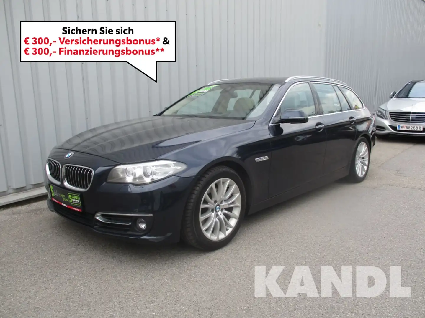 BMW 520 d Touring Luxury Line Luft+Navi+Pano+SD+SHZ Blau - 1