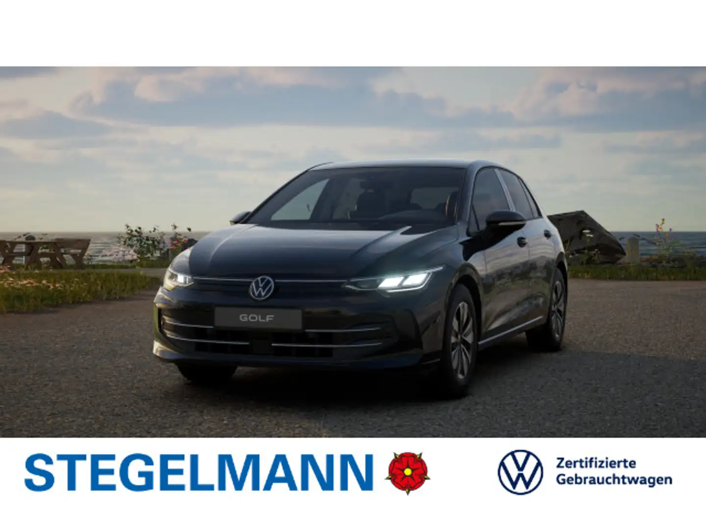 Volkswagen Golf VIII 1.5 eTSI DSG Goal *LED*Navi*Sitzheizun Negro - 1
