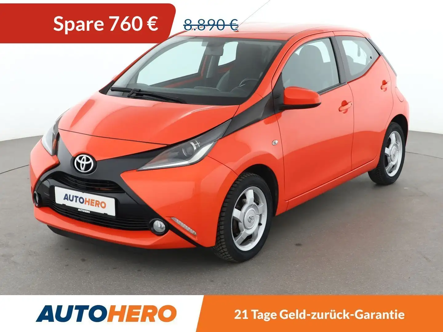 Toyota Aygo 1.0 X-Play Touch*TEMPO*CAM*KLIMA*GARANTIE* Orange - 1