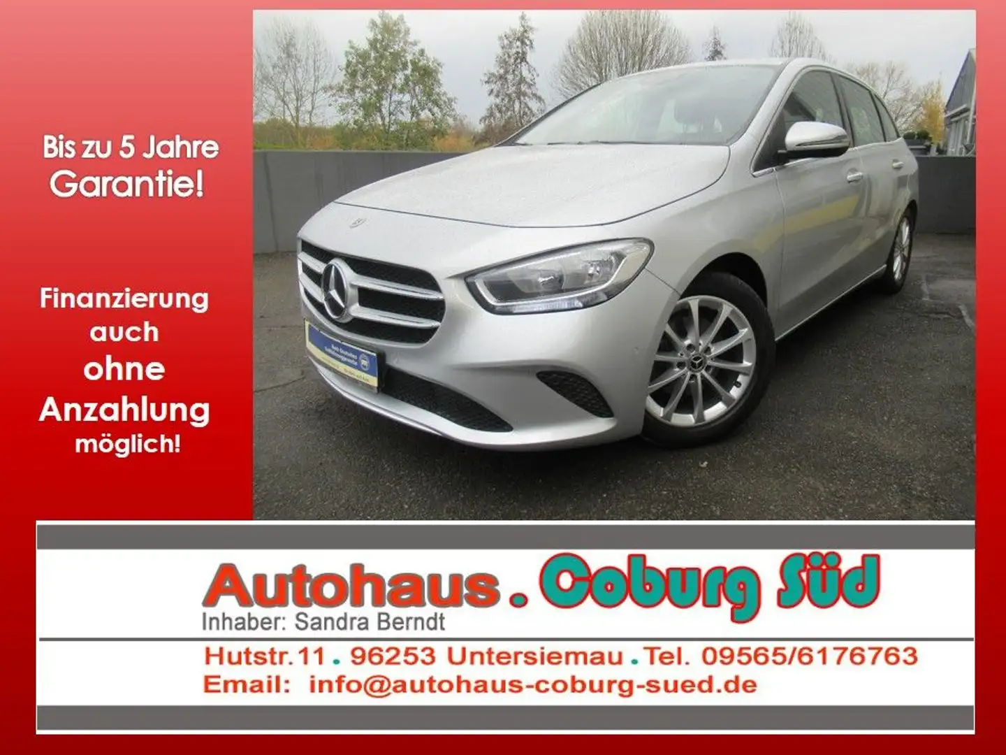 Mercedes-Benz B 180 NAVI SHZG PDC TEMPOMAT DIGITAL ALU Silber - 1