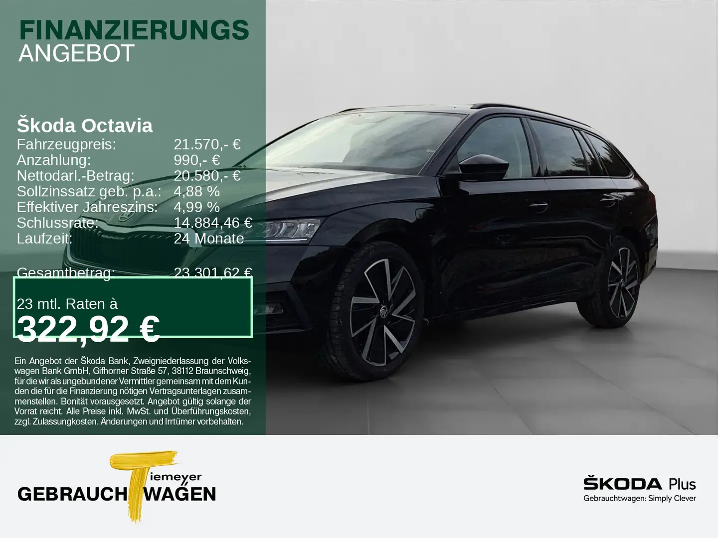 Skoda Octavia Combi1.4 iV CLEVER LED NAVI LM18 Nero - 1